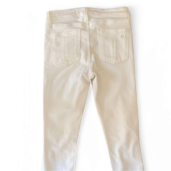 Rag & Bone Distressed White Skinny Full Length. Style - Capri 25 - Picture 6 of 9